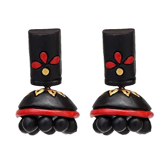 Black and red terracotta set