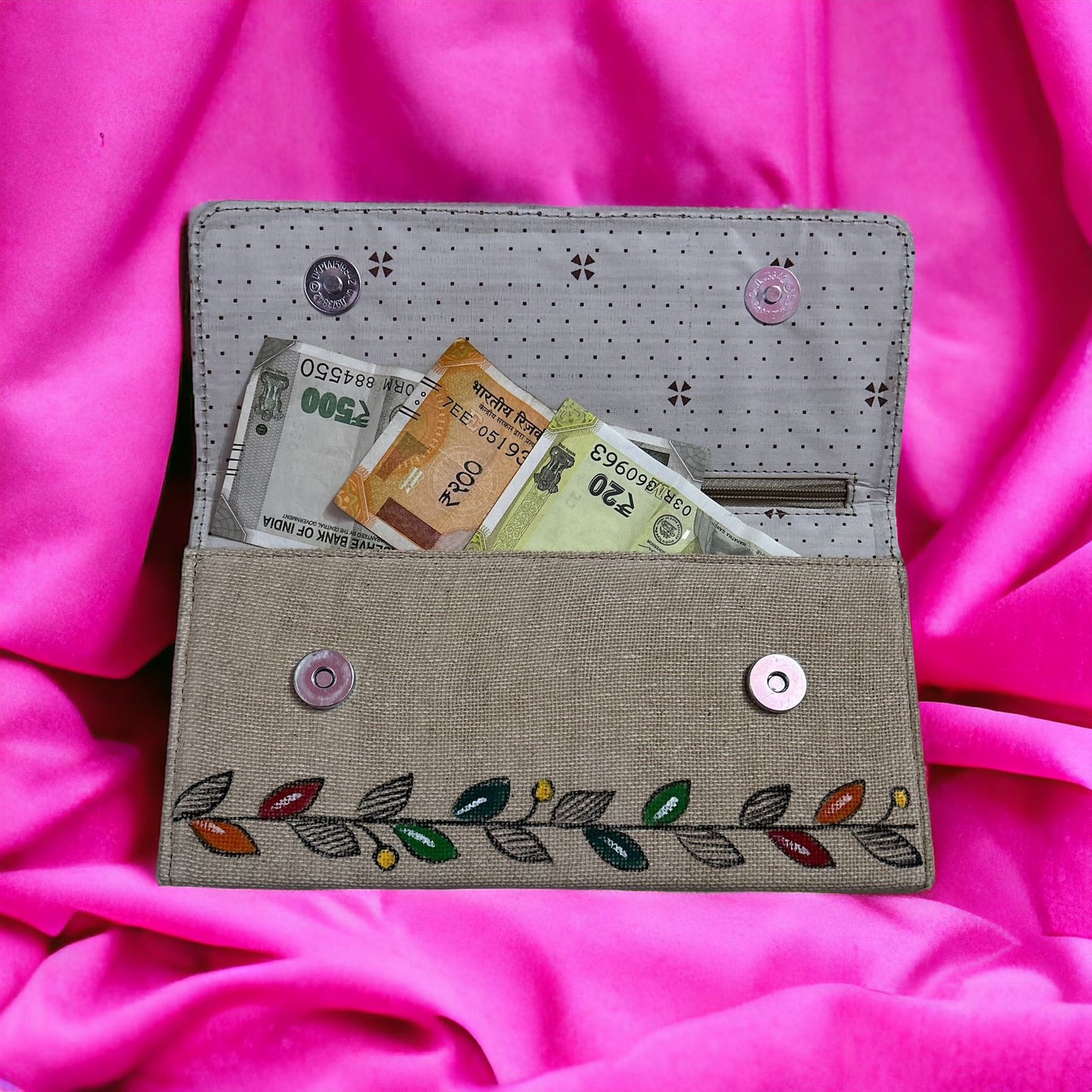 Kantha Painted wallet