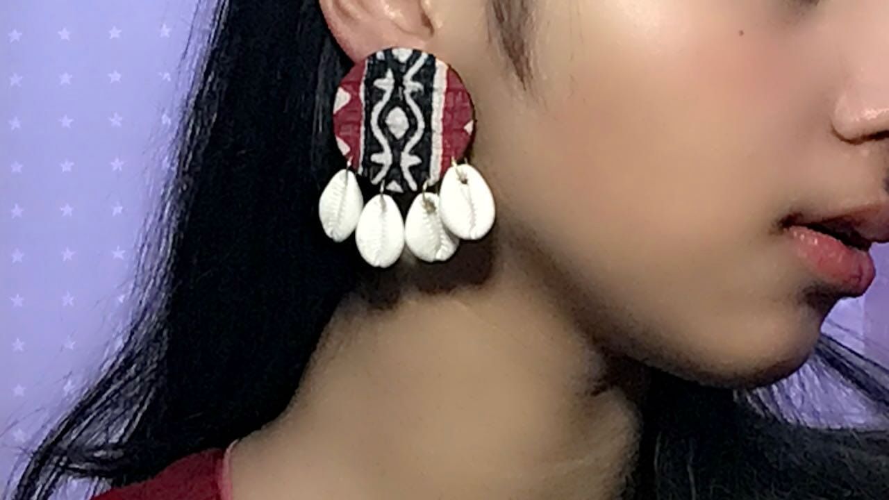 Fabric Earring Batik