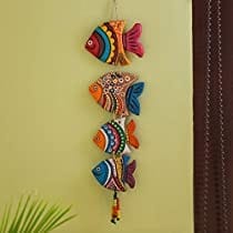 Hand painted Fish wall hanging