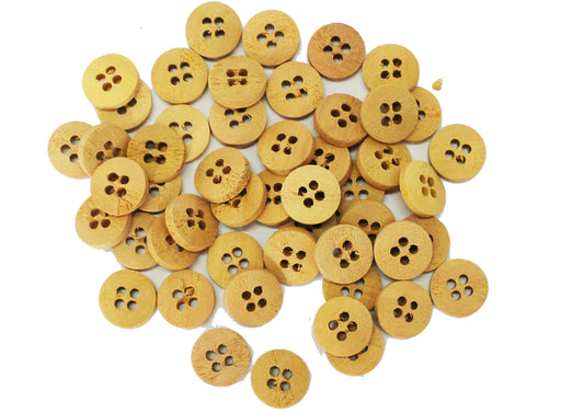 Wooden buttons small in size